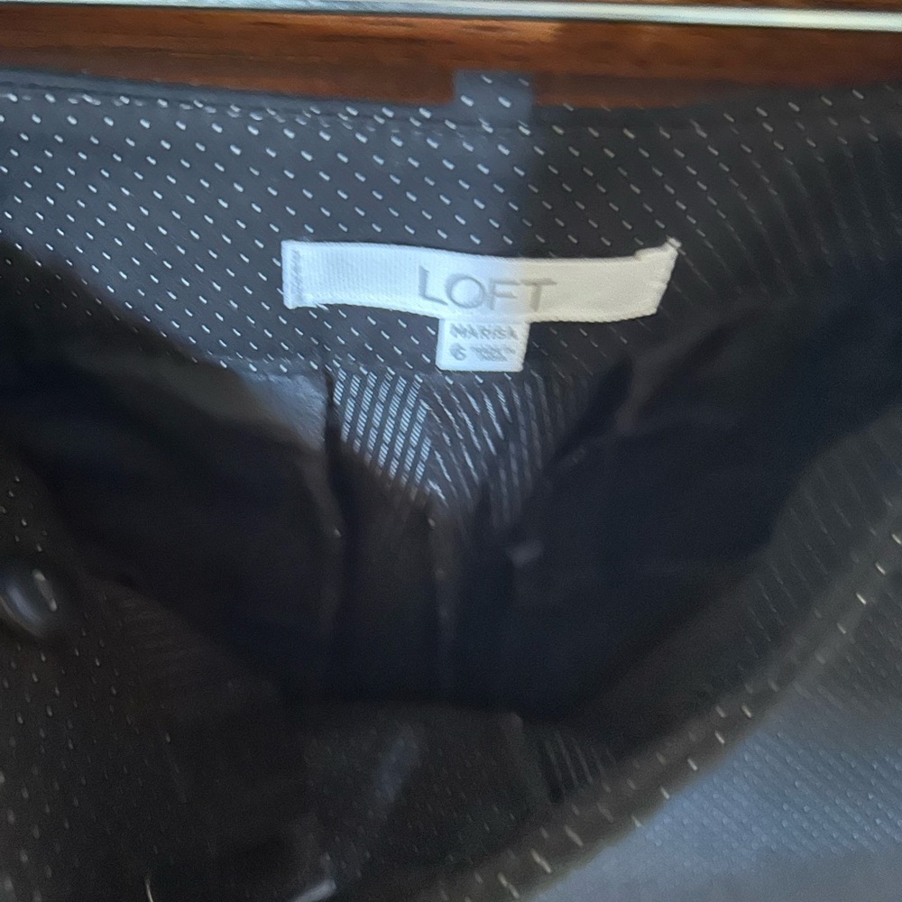 Ann Taylor Loft Riviera Marisa Fit Ankle Pant Size 6 Black - Picture 10 of 10